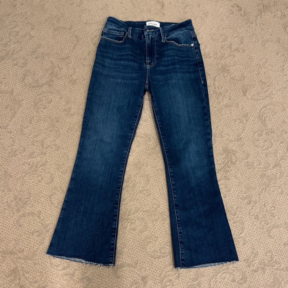 Frame Denim Le Crop Mini Boot